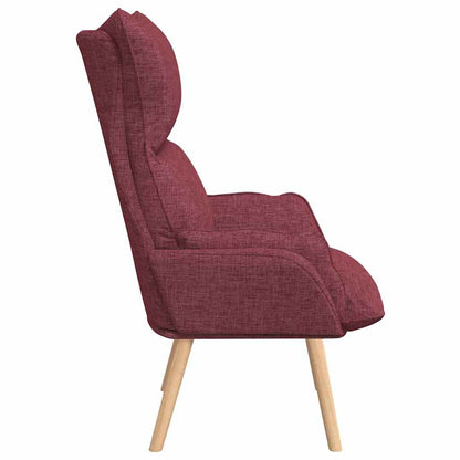 poltrona Rosso Vino 69 x 74 x 93 cm Tessuto e compensato