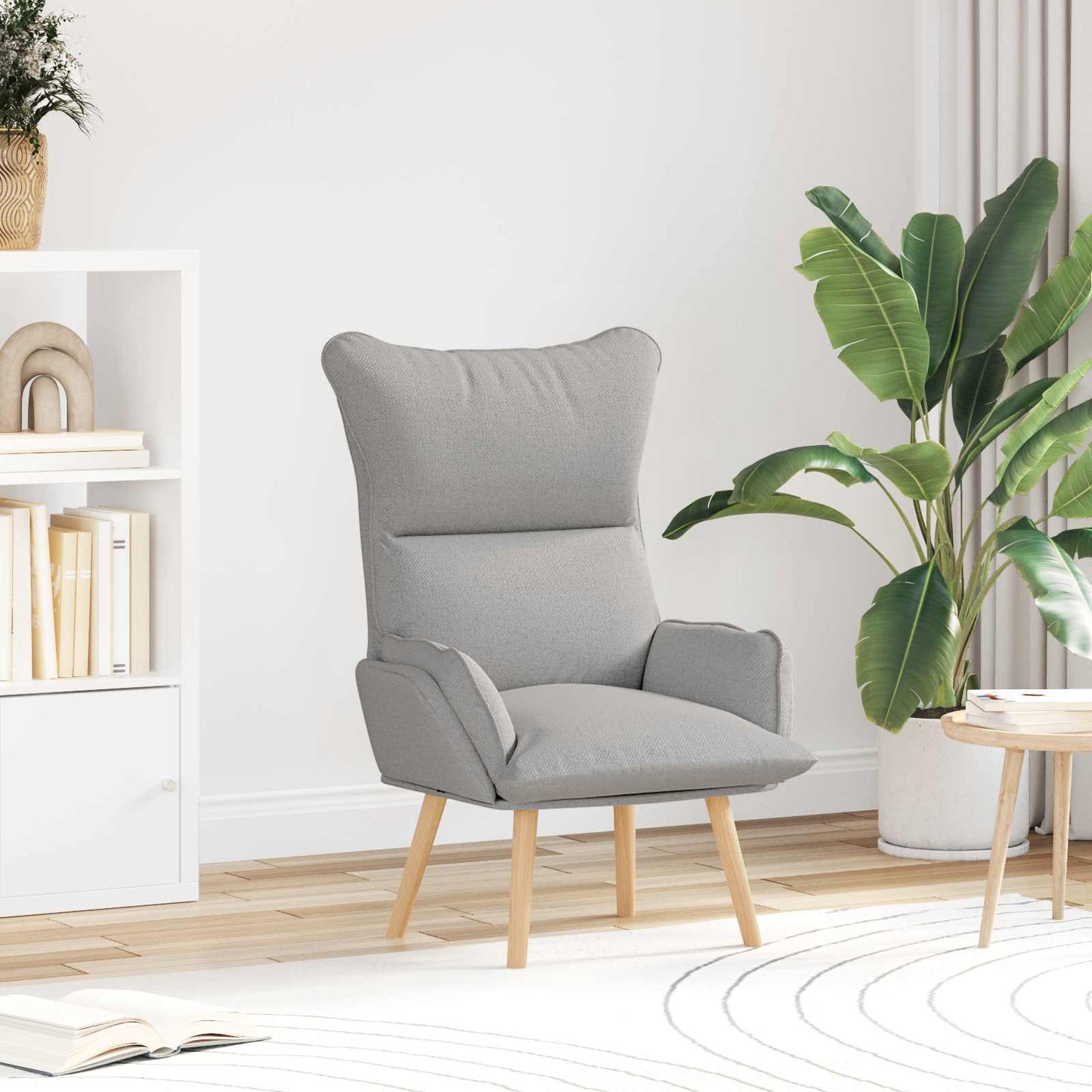 poltrona Grigio Nuvola 69 x 74 x 93 cm Tessuto e compensato