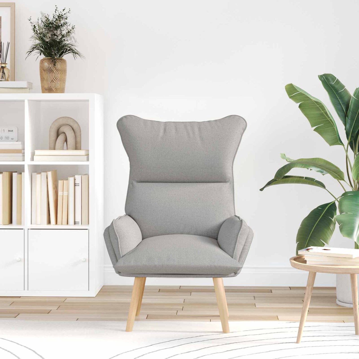 poltrona Grigio Nuvola 69 x 74 x 93 cm Tessuto e compensato