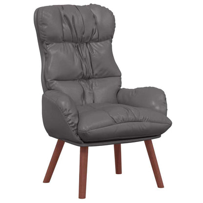 poltrona Grigio 69 x 74 x 93 cm Pelle Artificiale
