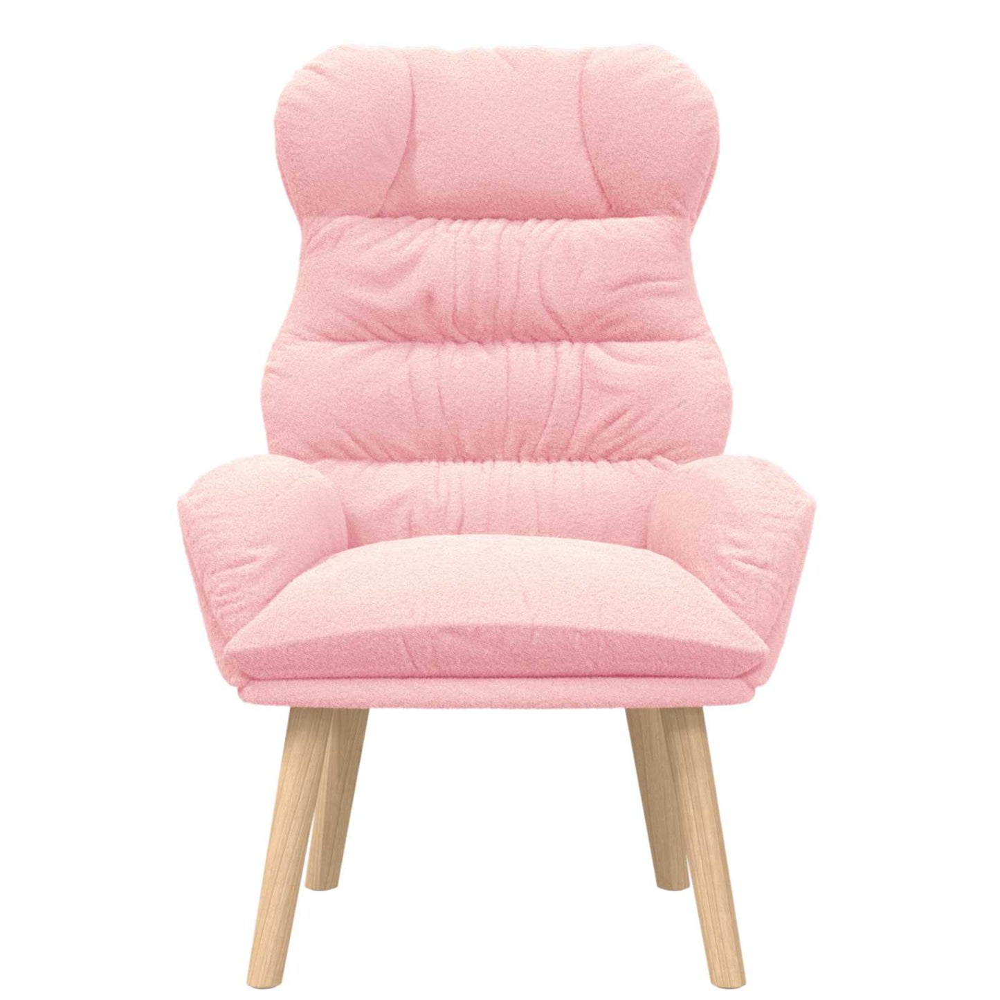 poltrona Rosa 69 x 74 x 93 cm Tessuto Sherpa