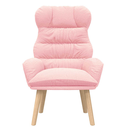 poltrona Rosa 69 x 74 x 93 cm Tessuto Sherpa