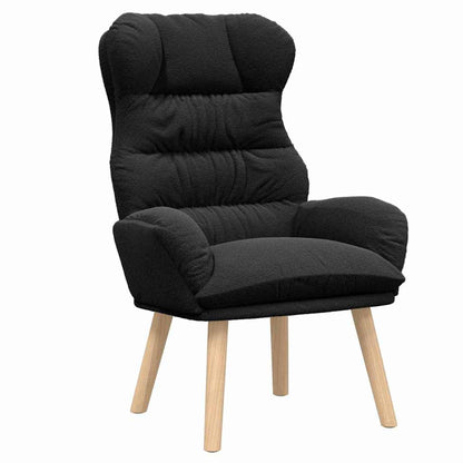 poltrona Nero 69 x 74 x 93 cm Tessuto Sherpa
