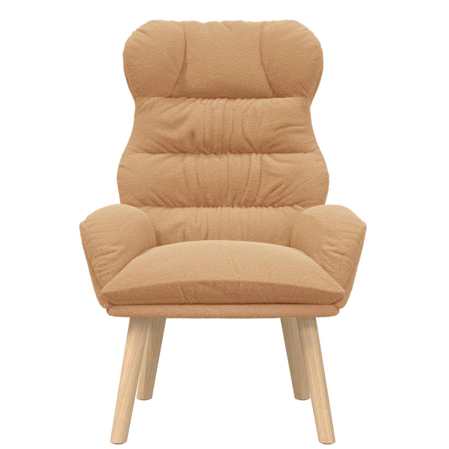 poltrona Beige 69 x 74 x 93 cm Tessuto Sherpa