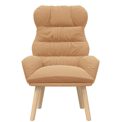 poltrona Beige 69 x 74 x 93 cm Tessuto Sherpa
