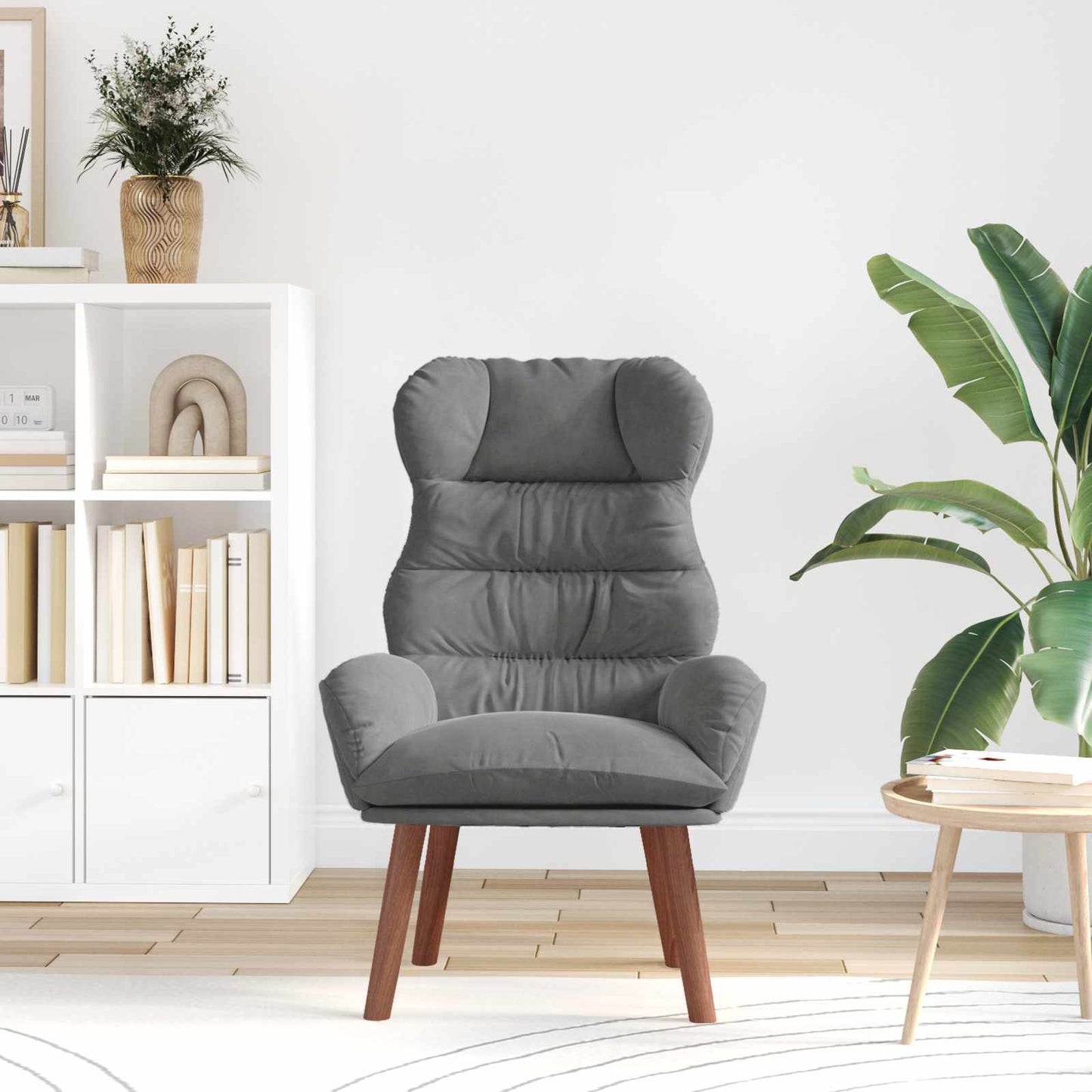 poltrona Grigio scuro 69 x 74 x 93 cm Velluto