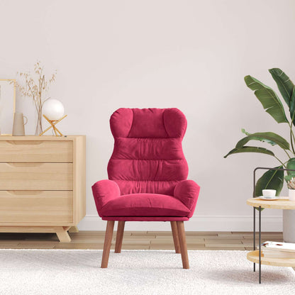 poltrona Rosso Vino 69 x 74 x 93 cm Velluto