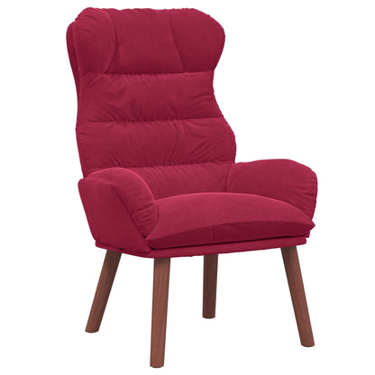 poltrona Rosso Vino 69 x 74 x 93 cm Velluto