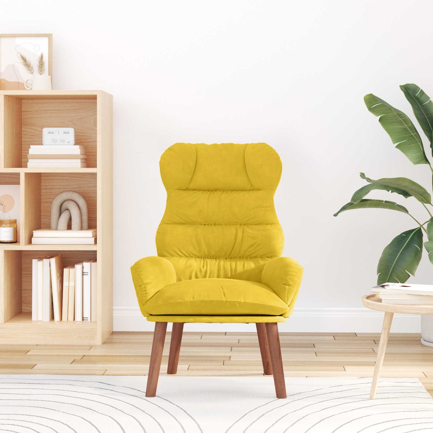 poltrona Giallo 69 x 74 x 93 cm Velluto