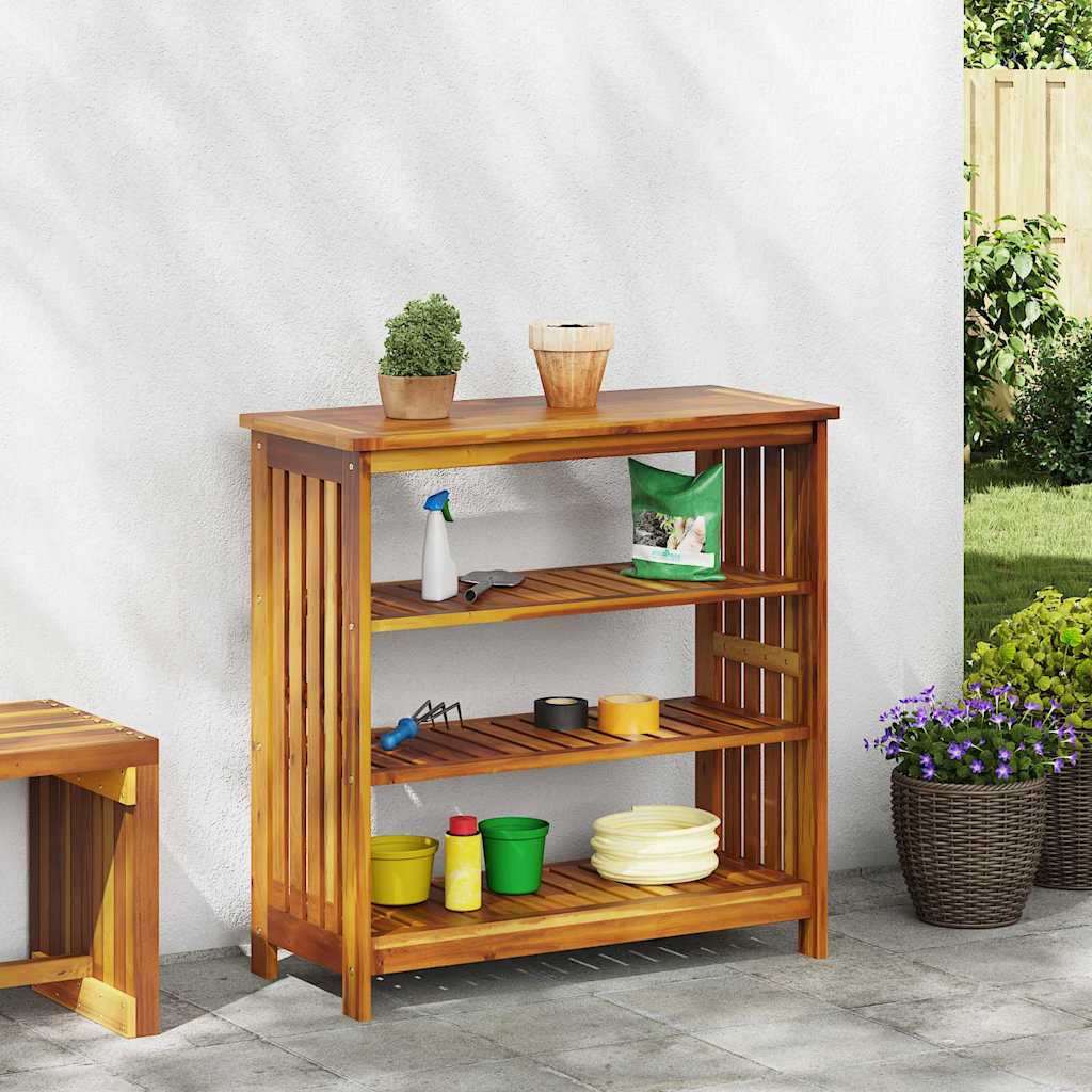 Mobiletto da Giardino con lo scaffale Naturale 90 x 40 x 90cm