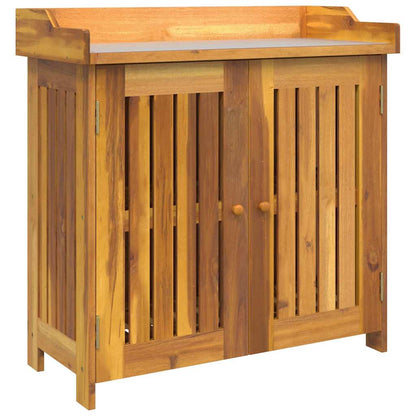 Mobiletto da Giardino con lo scaffale Naturale 78 x 36,5 x 78cm