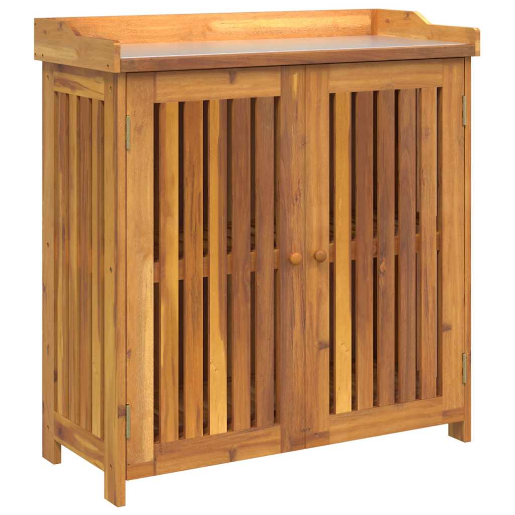 Mobiletto da Giardino con lo scaffale Naturale 93 x 41,5 x 98cm