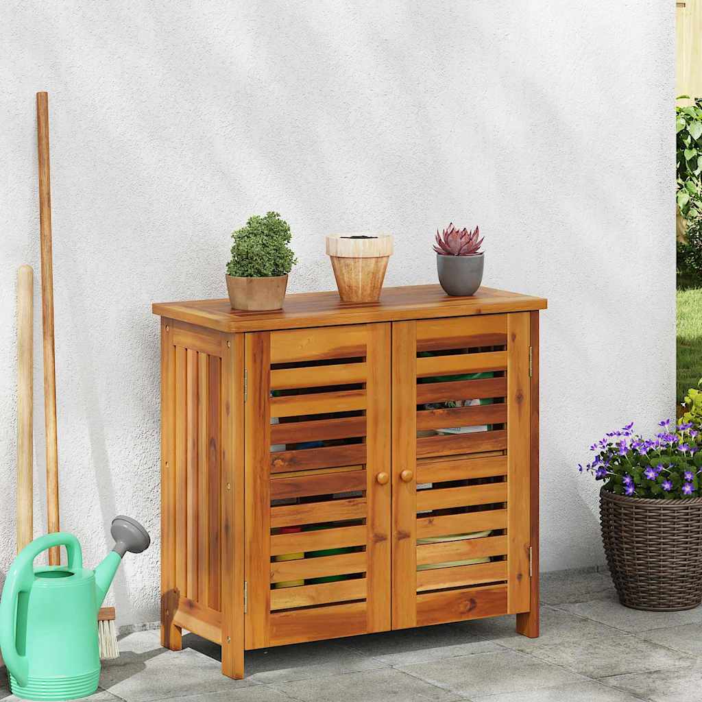 Mobiletto da Giardino con lo scaffale Naturale 75 x 35 x 70cm