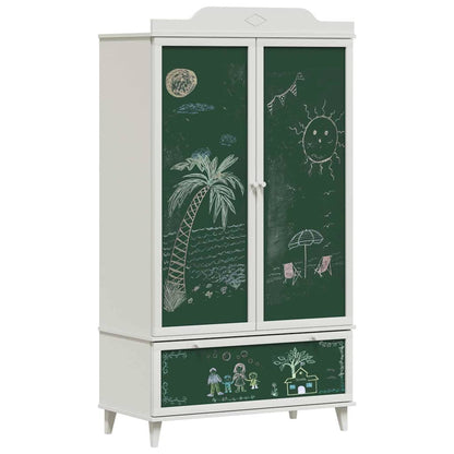 Armadio con Lavagna con cassetto ROROS Bianco 90 x 45 x 165 cm