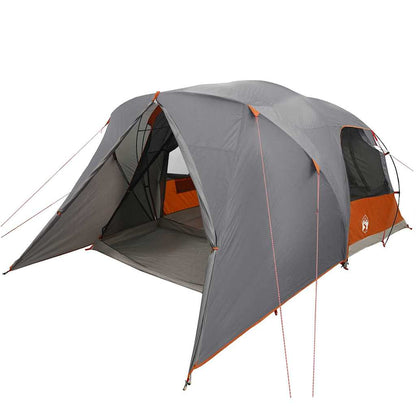 Tenda a Cupola per 4 Persone con tetto Grigio e arancione