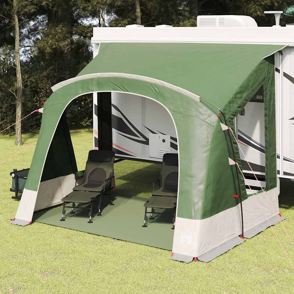 Tenda da Carovana per 3 Persone Verde 252 x 245 x 245 cm