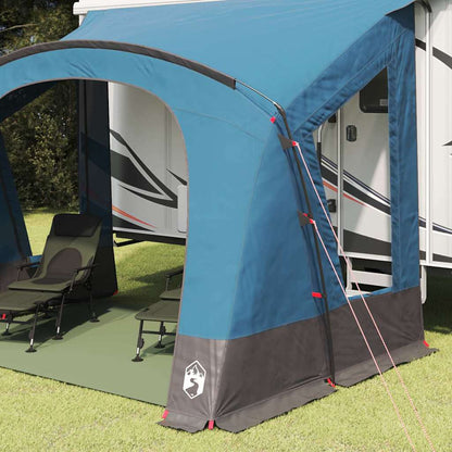 Tenda da Carovana per 3 Persone Blu 252 x 245 x 245 cm