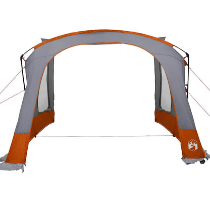 Tenda da Carovana per 3 Persone con tetto Grigio e arancione