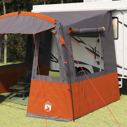 Tenda da Bagagliaio per Caravana con tetto Grigio e arancione