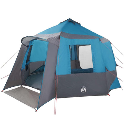 Tenda da campeggio per 12 persone con tetto Blu e Grigio