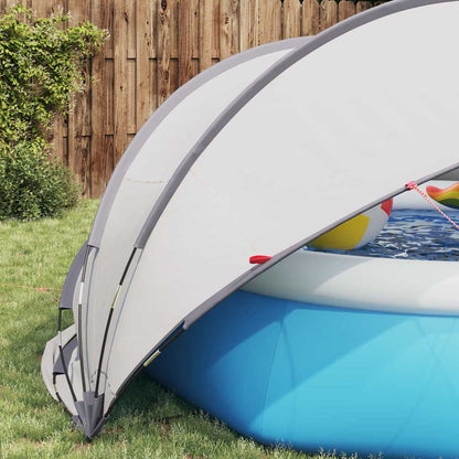 Dome Piscina Grigio e arancione 336 x 322 x 160 cm