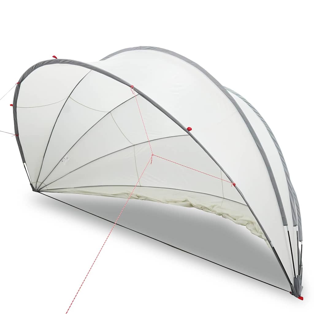 Dome Piscina Grigio e arancione 430 x 430 x 210 cm