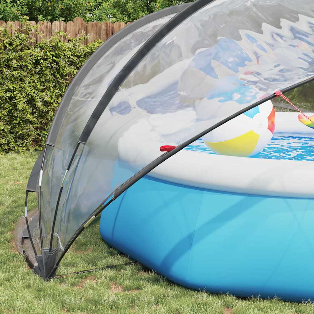Dome Piscina Trasparente 430 x 430 x 210 cm PVC