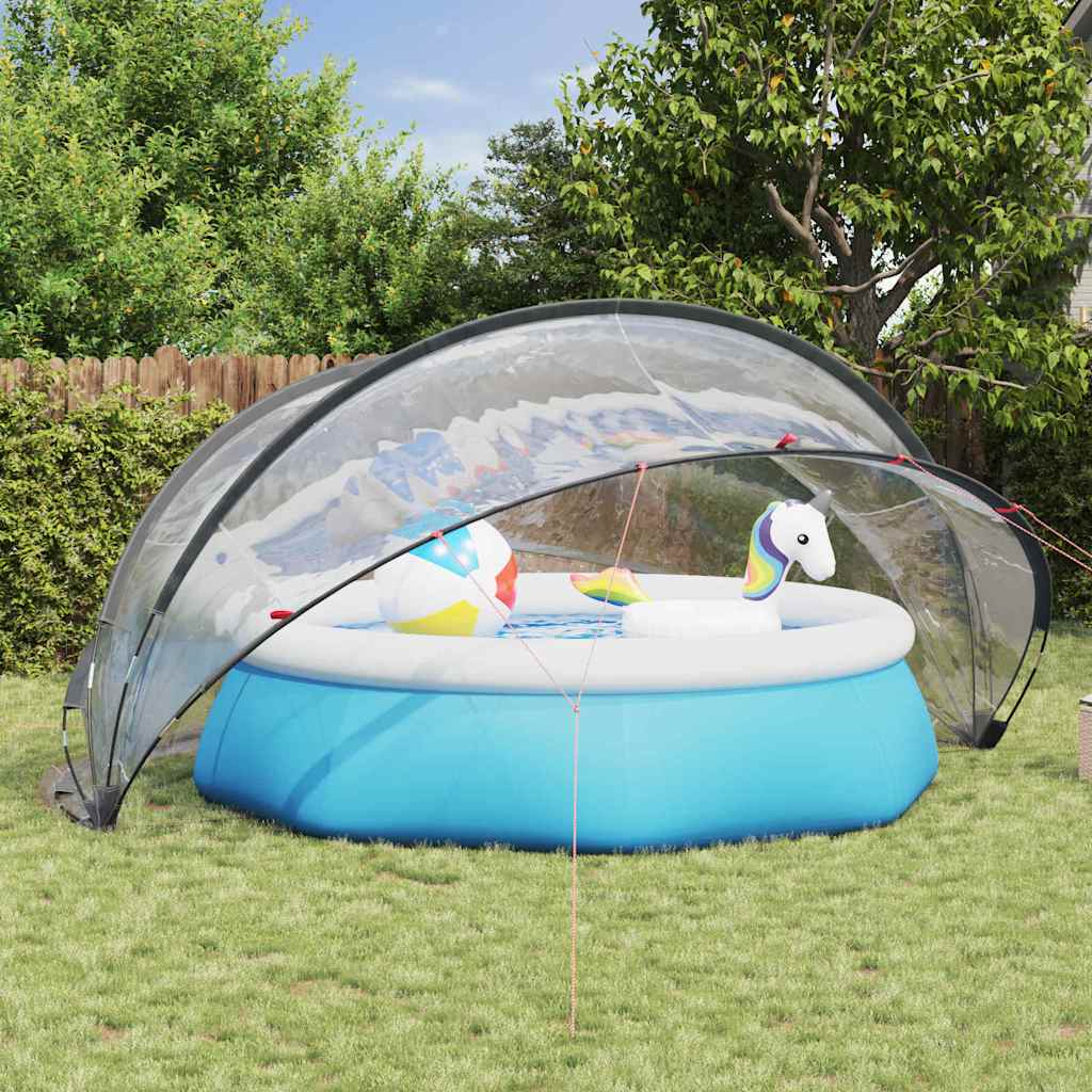 Dome Piscina Trasparente 430 x 430 x 210 cm PVC