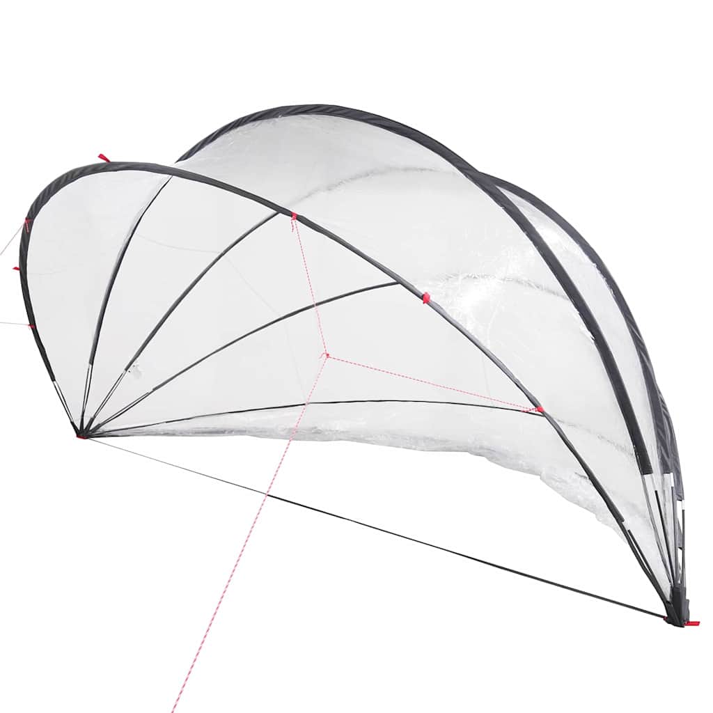 Dome Piscina Trasparente 430 x 430 x 210 cm PVC