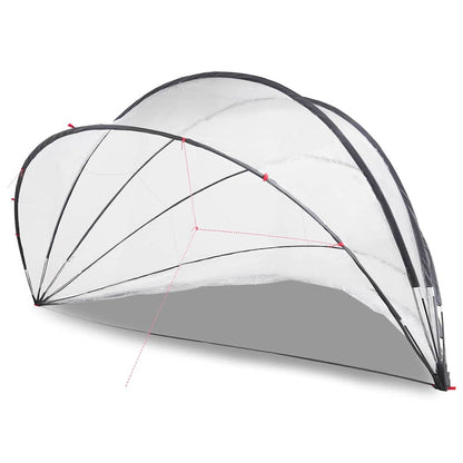 Dome Piscina Trasparente 546 x 516 x 250 cm PVC