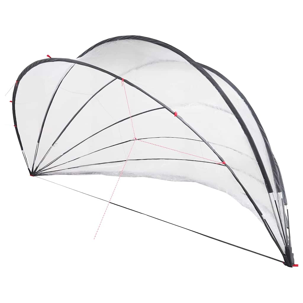 Dome Piscina Trasparente 592 x 590 x 275 cm PVC