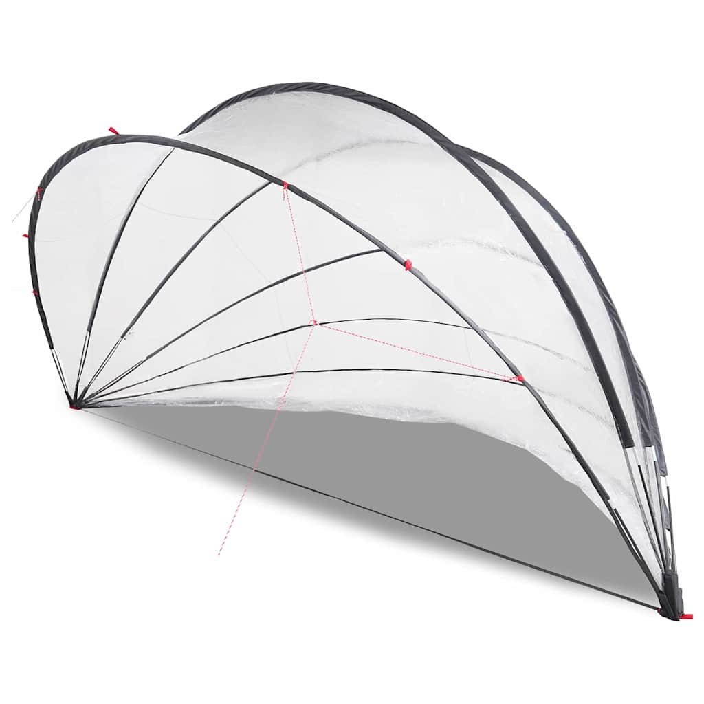 Dome Piscina Trasparente 592 x 590 x 275 cm PVC