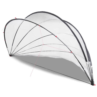 Dome Piscina Trasparente 592 x 590 x 275 cm PVC