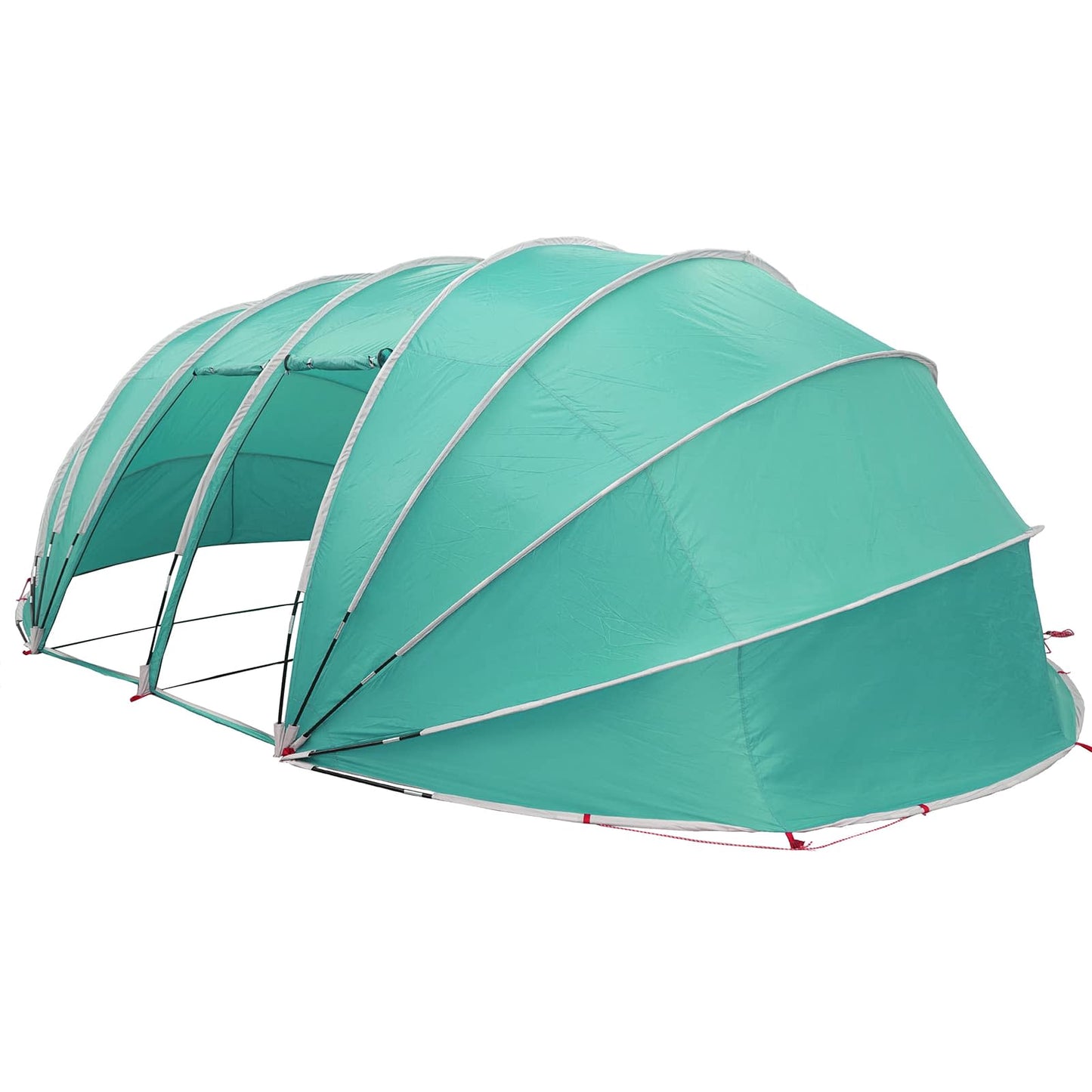 Tenda da piscina a cupola Blu 640 x 432 x 205 cm