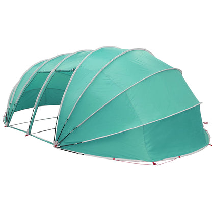 Tenda da piscina a cupola Blu 640 x 432 x 205 cm
