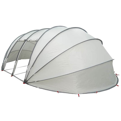 Tenda da piscina a cupola Grigio 640 x 432 x 205 cm