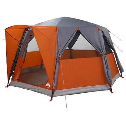 Tenda da cabina per 6 persone con tetto Grigio e arancione
