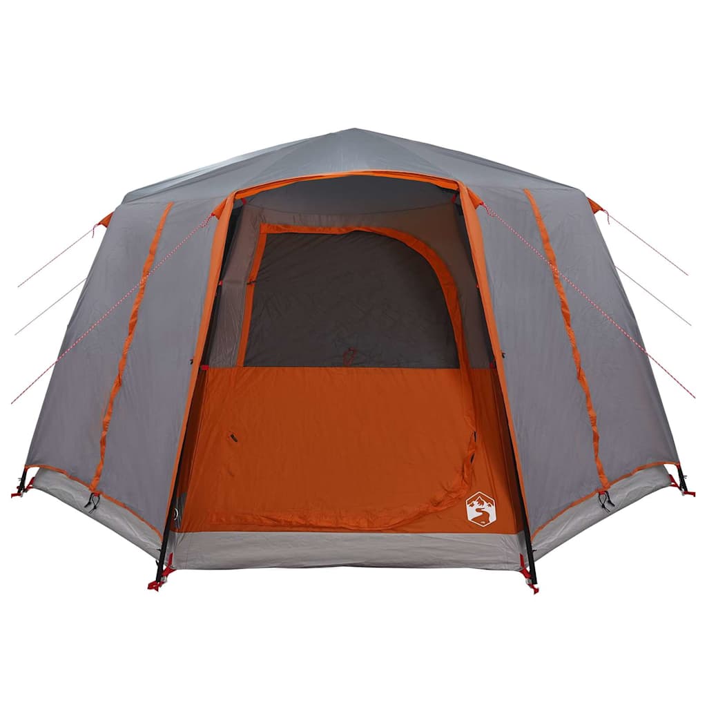 Tenda da cabina per 6 persone con tetto Grigio e arancione