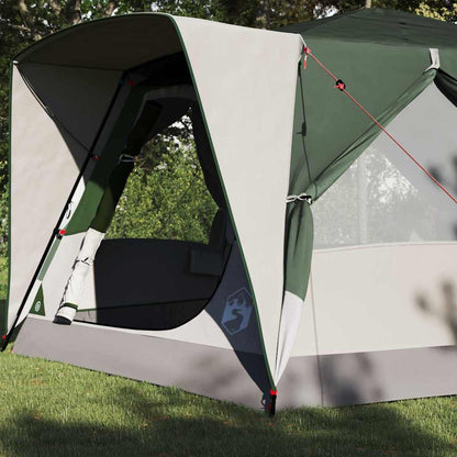 Tenda Cabina 7-Persone con tetto Verde 400 x 350 x 212 cm