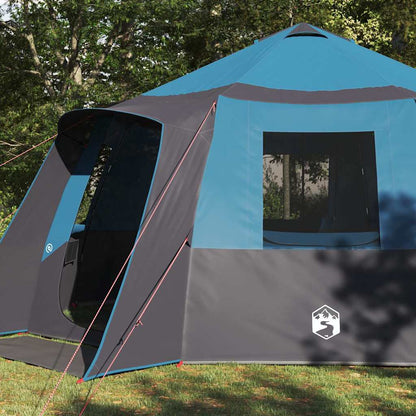 Tenda da campeggio per 12 persone con tetto Blu e Grigio