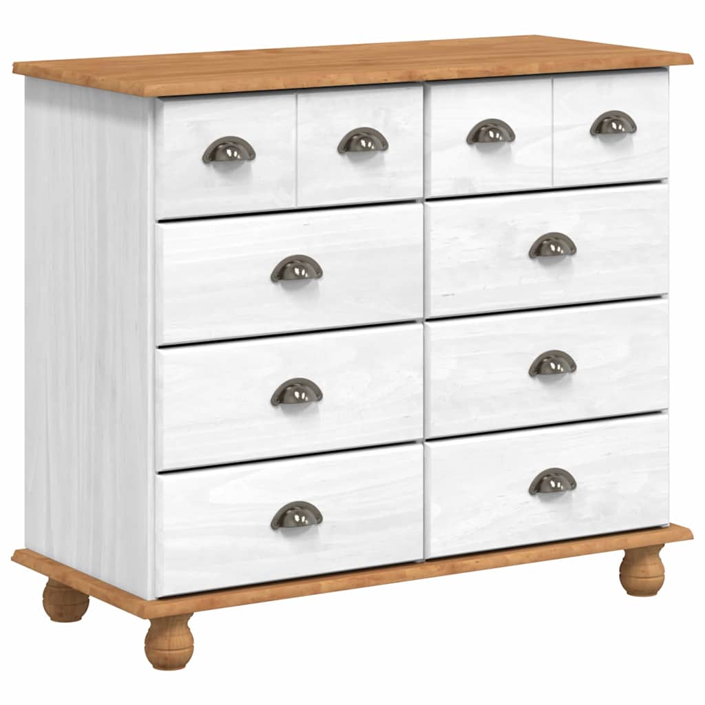 Gabbia con cassetto ASKIM Bianco 91 x 40 x 184 cm Pino massello