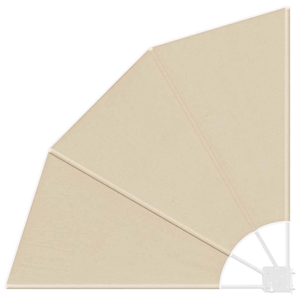 Schermo di Privacy per Balcone Beige 115 x 115 cm Poliestere