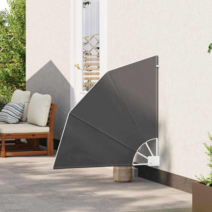 Schermo di Privacy per Balcone Nero 115 x 115 cm Poliestere