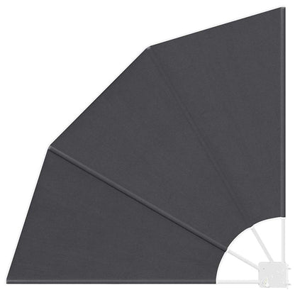 Schermo di Privacy per Balcone Nero 115 x 115 cm Poliestere
