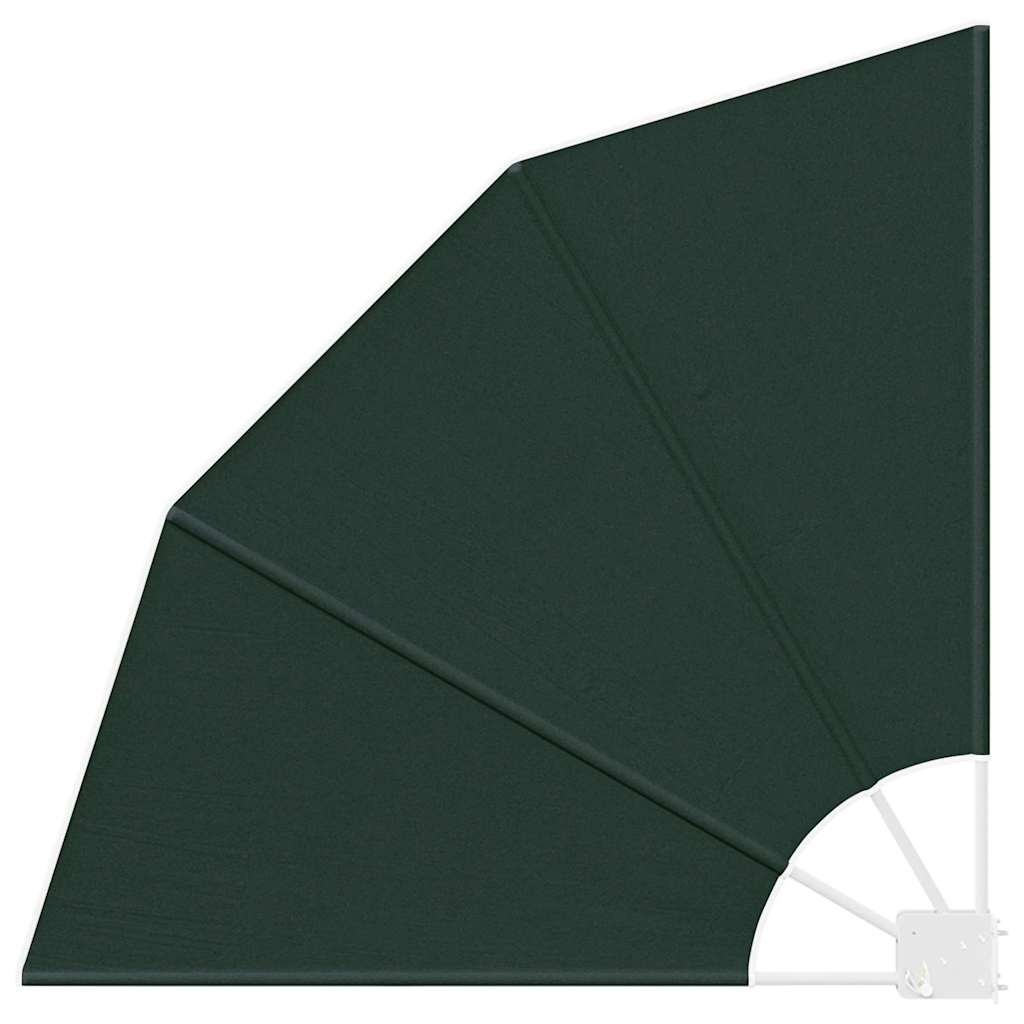Schermo di Privacy per Balcone Verde Scuro 115 x 115 cm