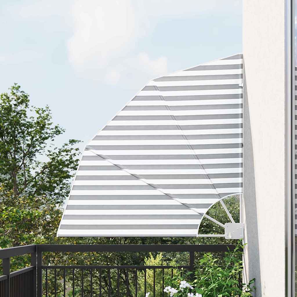 Schermo di Privacy per Balcone Antracite e Bianco 115 x 115 cm