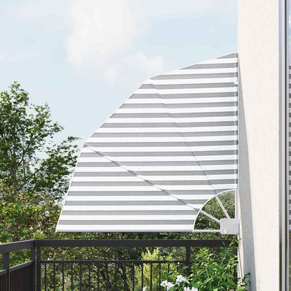 Schermo di Privacy per Balcone Antracite e Bianco 115 x 115 cm
