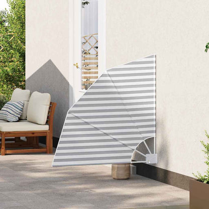 Schermo di Privacy per Balcone Antracite e Bianco 115 x 115 cm