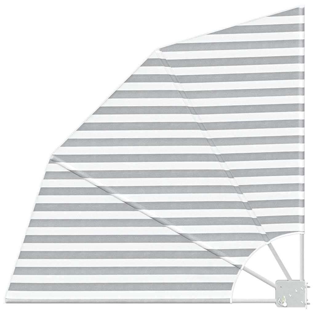 Schermo di Privacy per Balcone Antracite e Bianco 115 x 115 cm