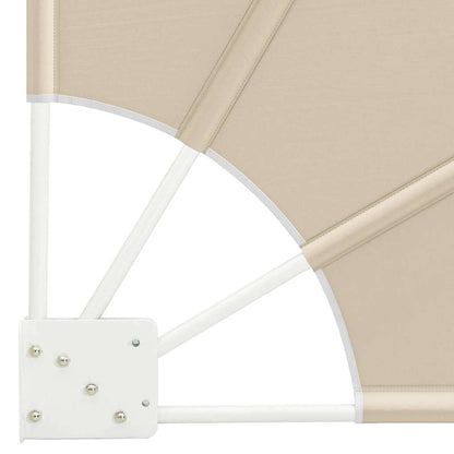 Schermo di Privacy per Balcone Beige 160 x 160 cm Poliestere